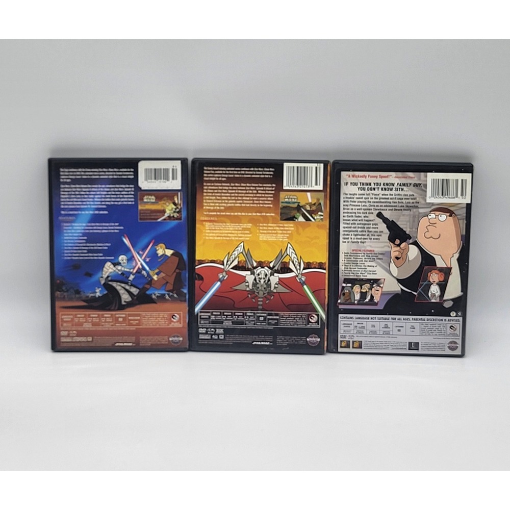 Star Wars Clone Wars DVD Lot Blue Harvest Animated Collection 3 Movies - Picture 2 of 6